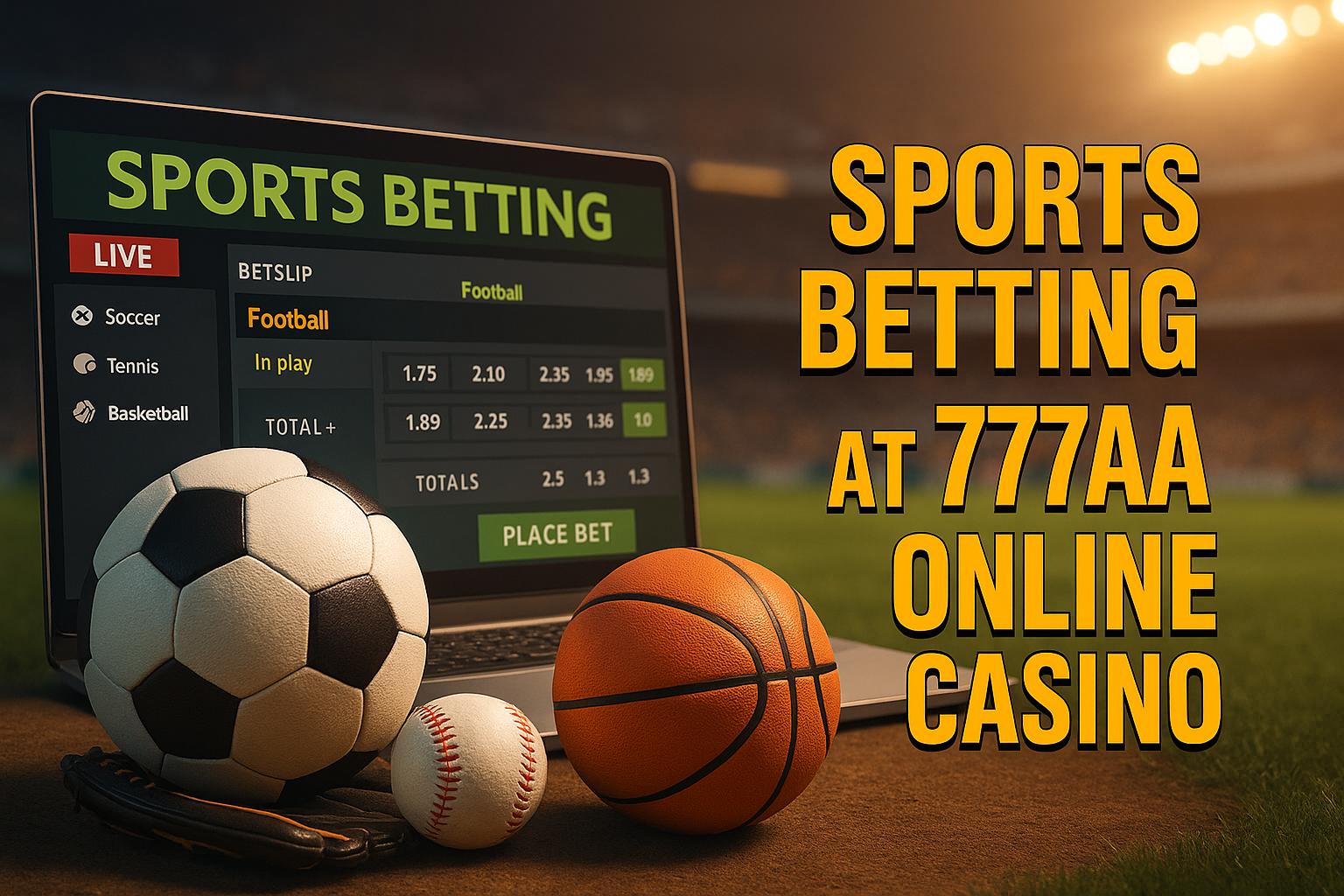 Aposte em apostas esportivas no cassino online 777AA