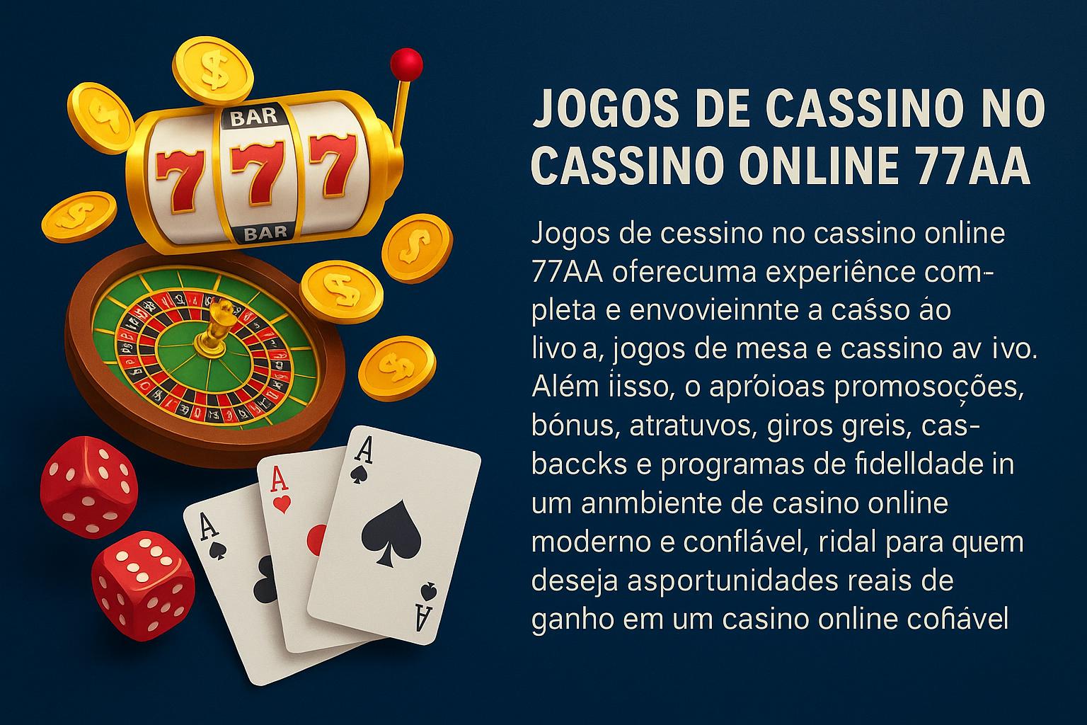Jogos de cassino online 777AA  
